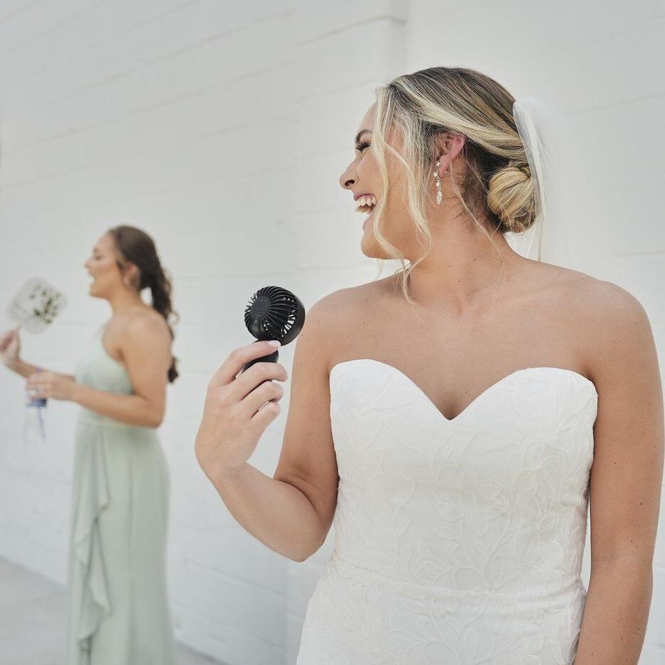 Melting makeup, sweaty tuxes and overheating guests are shifting summer weddings